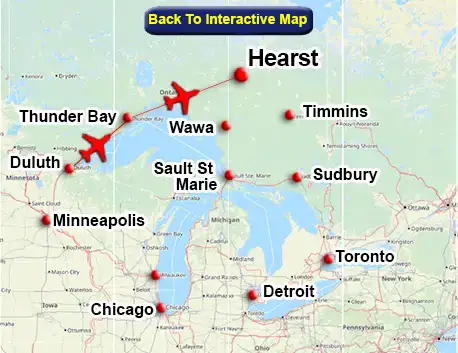 Flights From Duluth to Hearst
